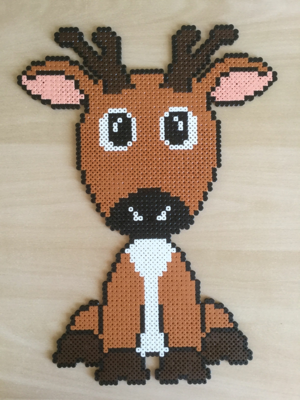 diy renne en perles à repasser