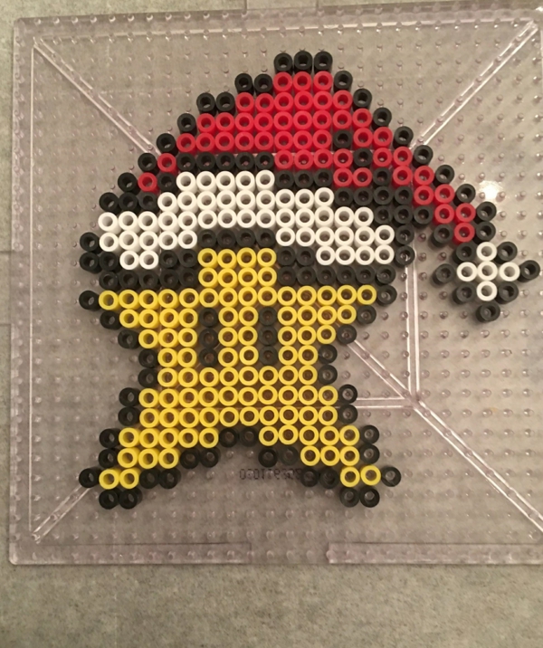 diy étoile en perles à repasser