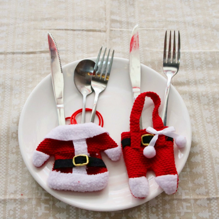 déco amusante idée assiette de Noël