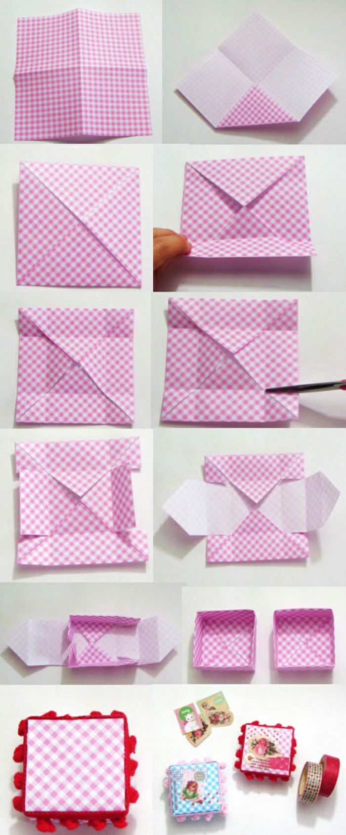 emballer un cadeau boîte pour noël pas à pas