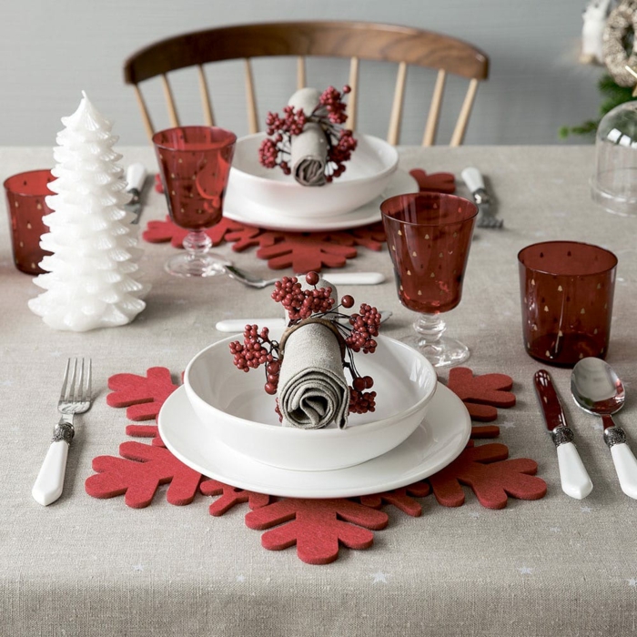 idée assiette de Noël comment décorer