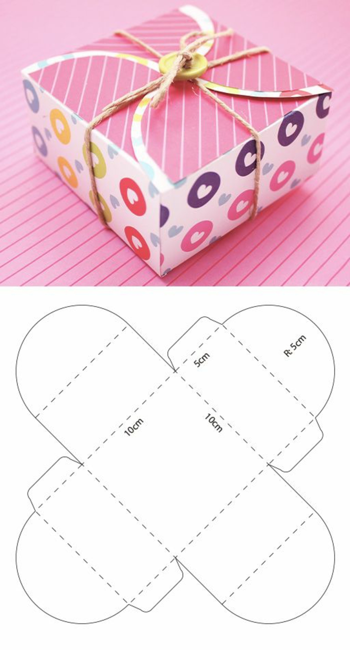 idée boîte cadeau pour emballer un cadeau
