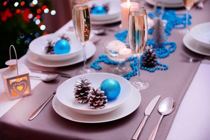 idée déco pour assiette de Noël