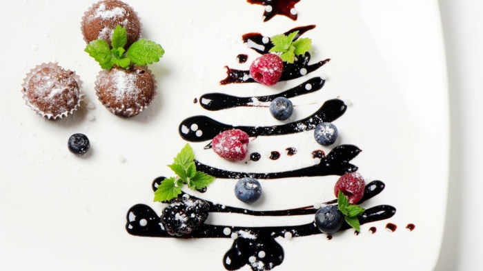 idée unique déco assiette de Noël