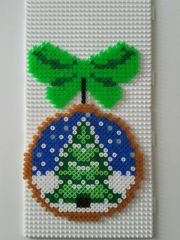 réaliser une déco noël en perles à repasser
