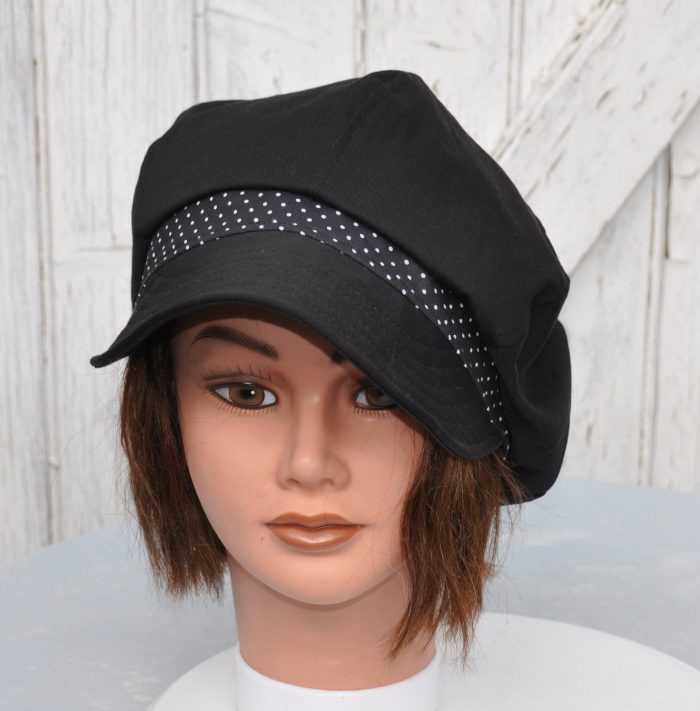 casquette gavroche femme incliné de côté 