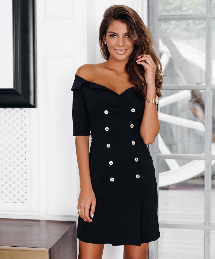 robe blazer femme épaules dénudées
