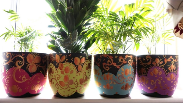 fabriquer un pot de fleurs jardinières exquises 