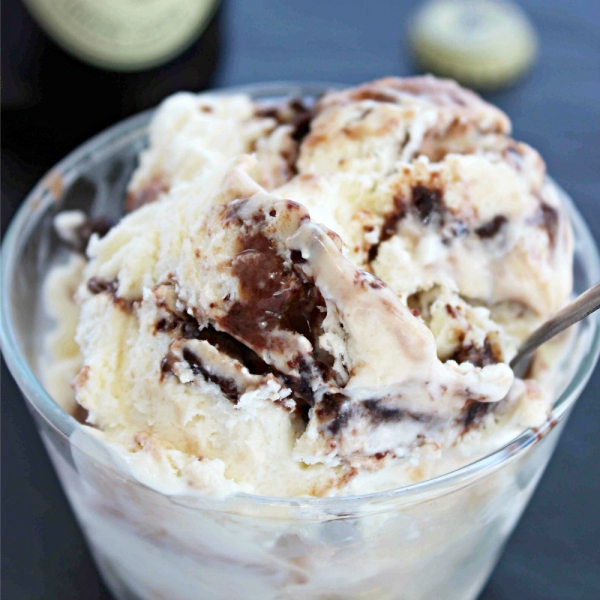 glace fait maison aux saveurs de Baileys Irish 