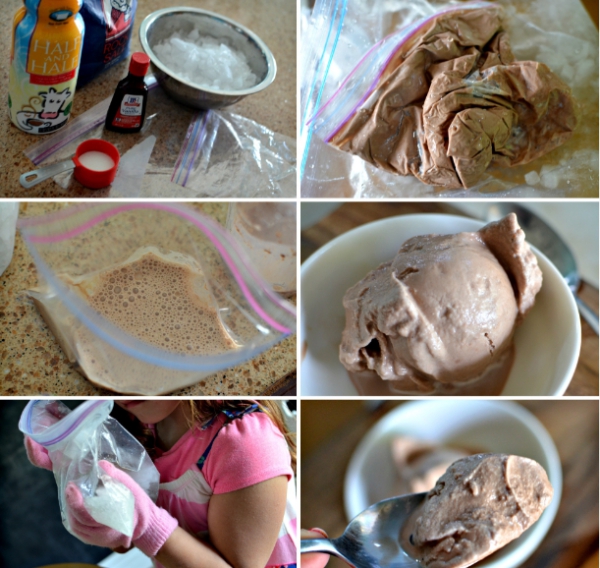 glace fait maison préparatifs pour faire 