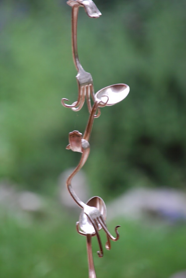 chaîne de pluie installation intéressante 