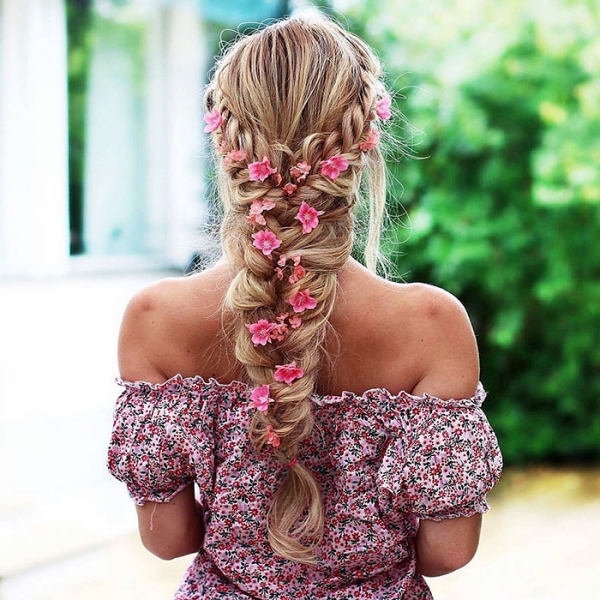 coiffure avec tresse commencer du front 