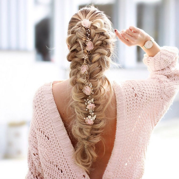 coiffure avec tresse compliquer un peu 