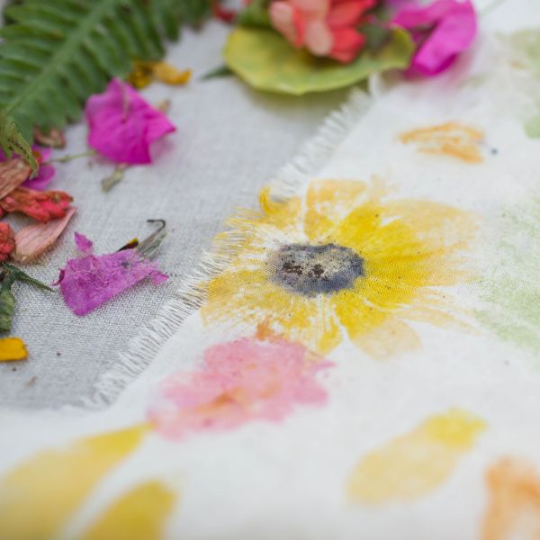 décoration unique sur tissu tataki zomé technique japonaise