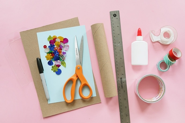 fabriquer un kaléidoscope matériaux