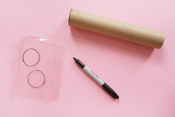 fabriquer un kaléidoscope étape 3