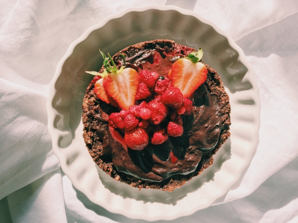 gâteau sans gluten chocolat sans sucre 