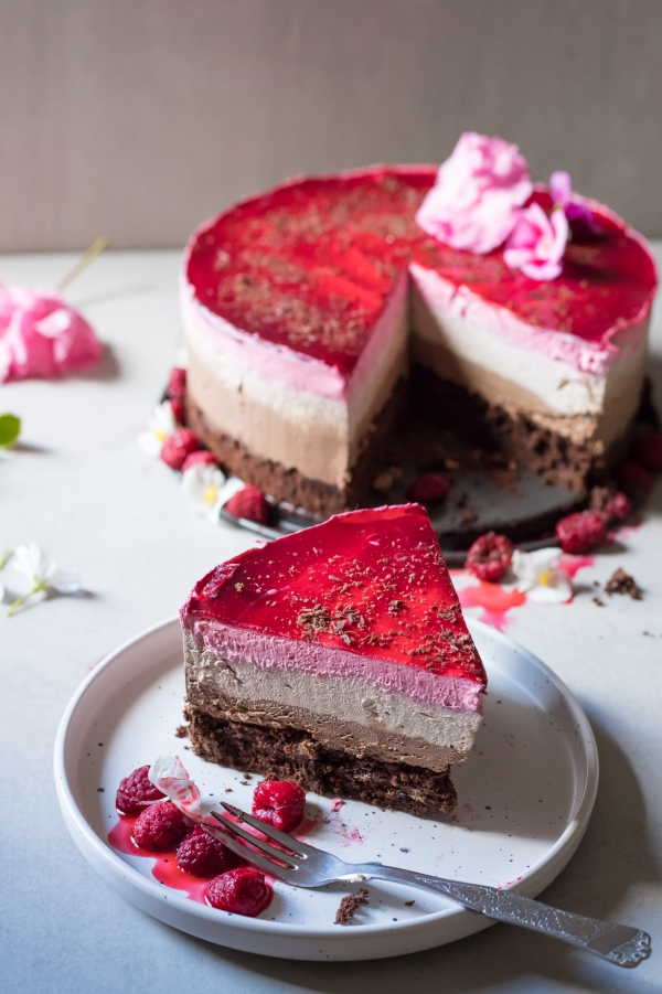 gâteau sans gluten chocolat à quelques couches 