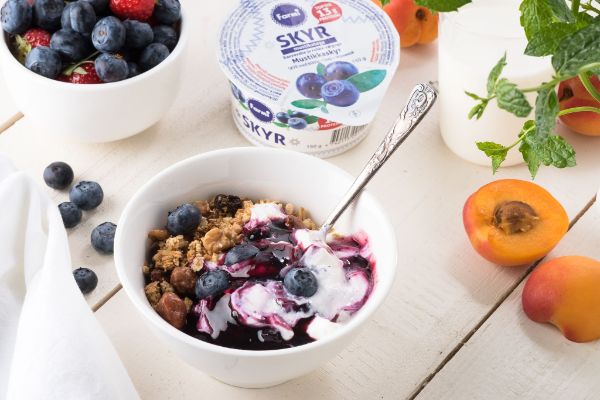 petit-déjeuner skyr yaourt