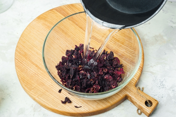 recette jus de bissap étape 1
