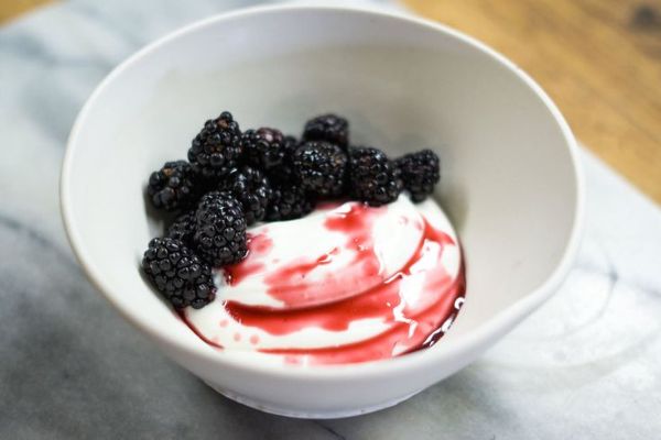 skyr yaourt avec confiture