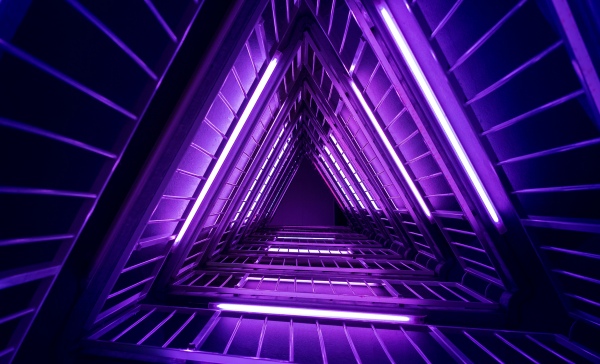 design interieur impressionnant avec lumieres led fluo