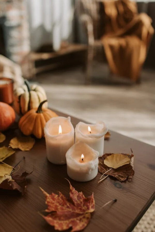deco de table basse cocooning pour l automne