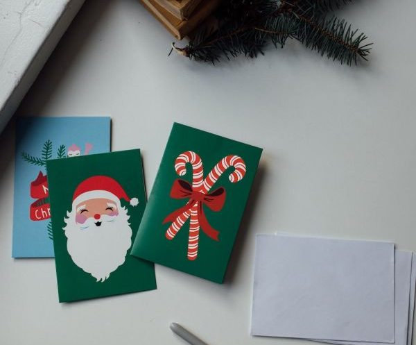 quelle-carte-de-noel-offrir-exemples-de-cartes-de-voeux-personnalisée-originale idées comment faire et offrir une carte personnalisée pour les fêtes de fin d'année