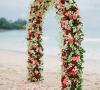 Arche fleurie mariage et une décoration fleurale = un compte de fée (1)