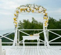 Arche fleurie mariage et une décoration fleurale = un compte de fée (2)