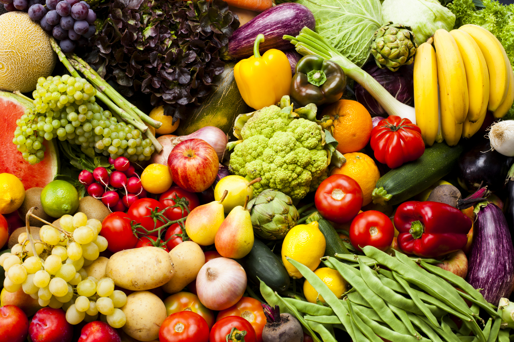 des fruits et des légumes
