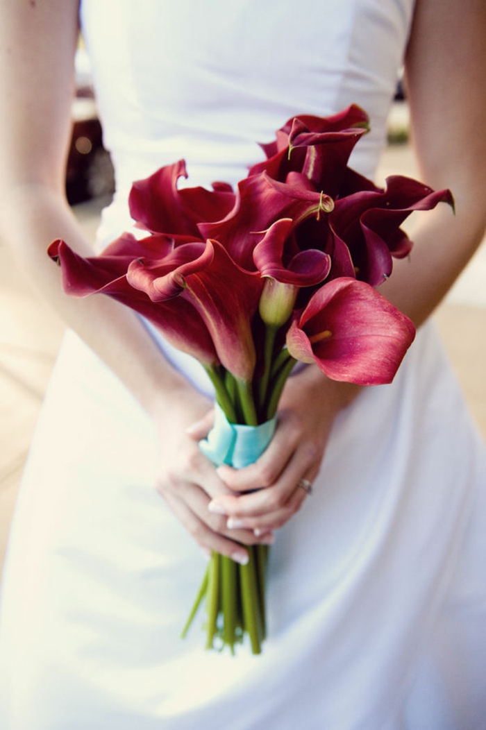 bouquet de mariée callas