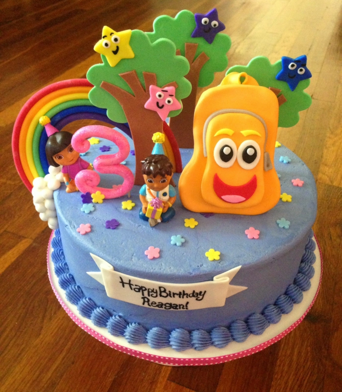  "Dora l'exploratrice" gâteau