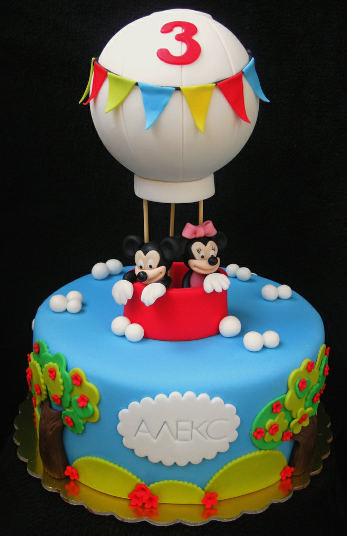 Gâteau Mickey mouse et Minnie mouse 