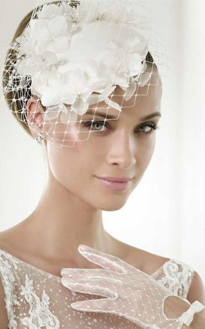 chapeau,coiffure mariage femme - idées en photos pour vous inspirer