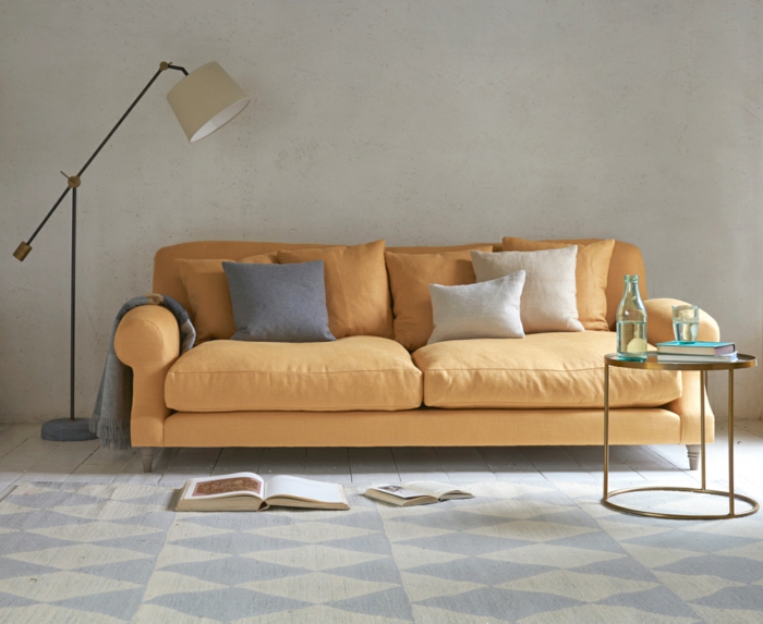 sofa, comment nettoyer un canapé en tissu
