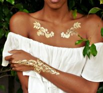 Tatouage éphémère métallisé – un joli accessoire de mode pour l’été (3)
