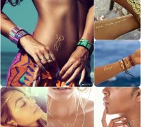 Tatouage éphémère métallisé – un joli accessoire de mode pour l’été (1)