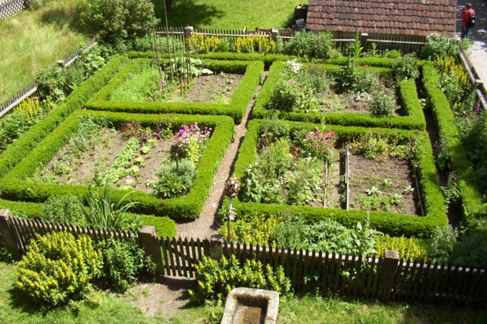 jardin époque médiévale