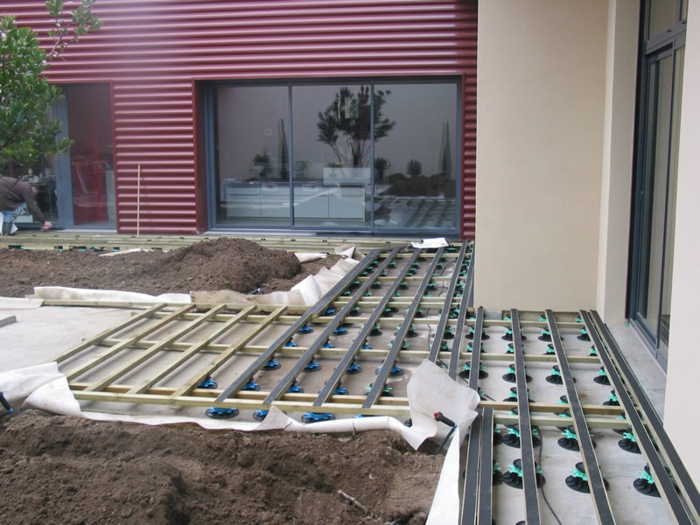 construction terrasse composite