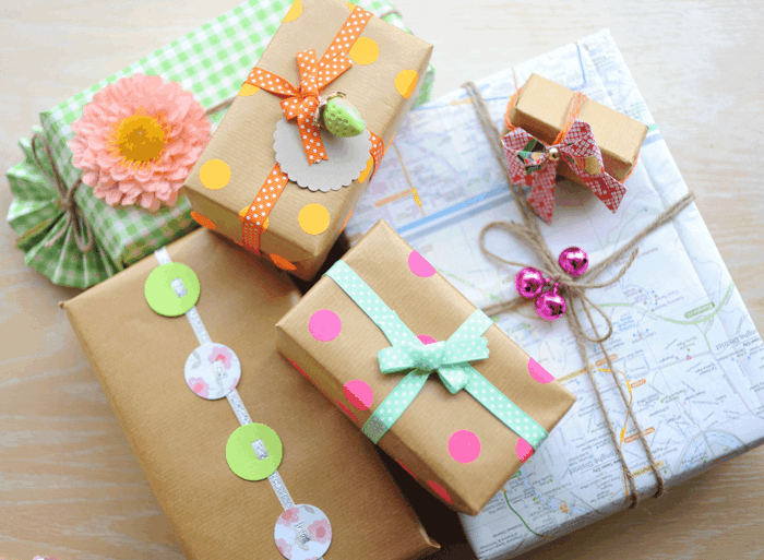 idées comment emballer un cadeau