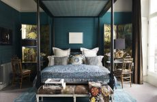 chambre bleu canard