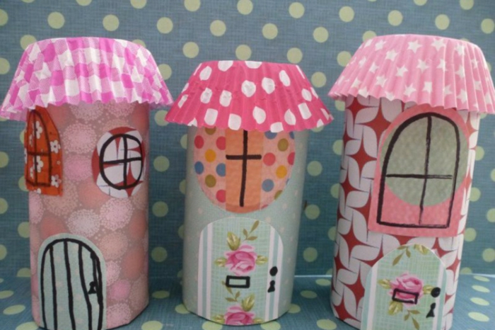 petites maisons de fée tubels papier toilette