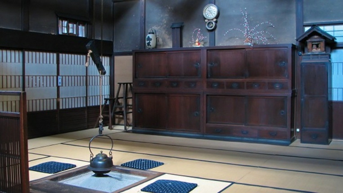 pièce maison traditionnelle japonaise