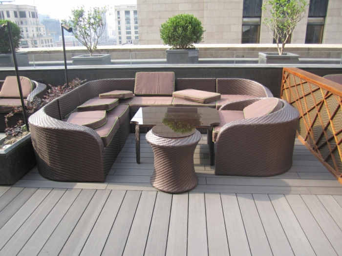 terrasse composite meubles extérieurs