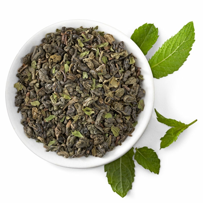 thé à la menthe et thé vert recette marocain