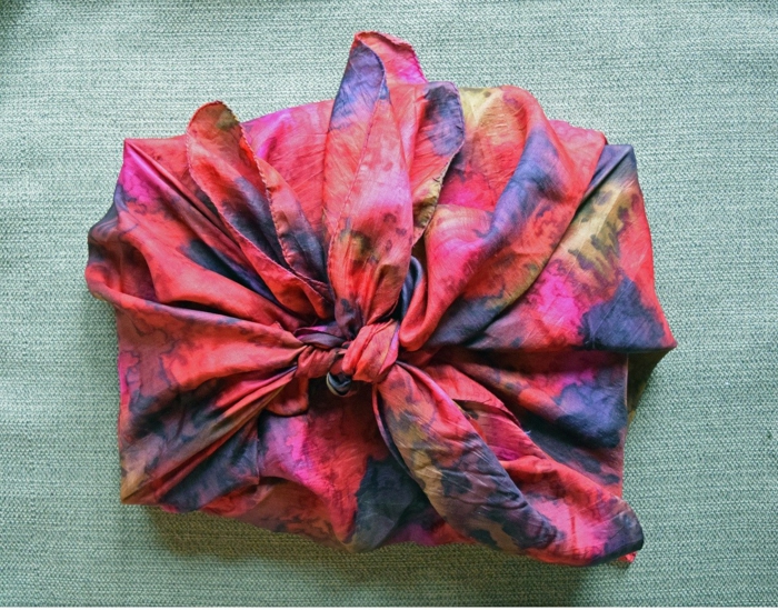 écharpe pour emballage furoshiki