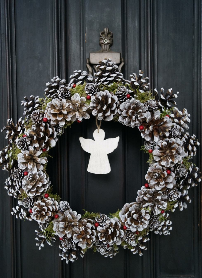 décoration de Noël pour votre porte d'entrée