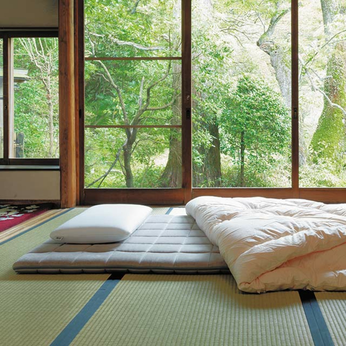 lit futon style japonais idée