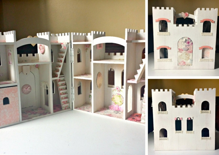 château maison de poupée en bois modèle